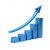 Business Growth Bar Graph Curve Illustration Business Growth Bar Graph Curve Illustration